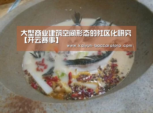 大型商业建筑空间形态的社区化研究【开云赛事】(图2) 开云赛事